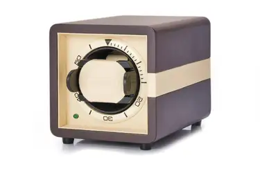 Leanschi single watch winder/brown-beige