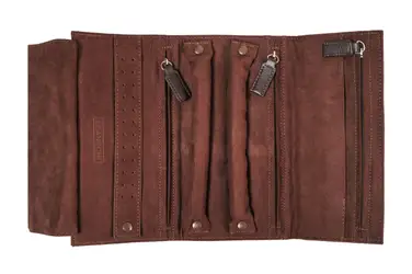 Leanschi jewellery travel pouch/brown