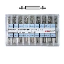 Spring Bar Assortment Ø1,5/400pcs.