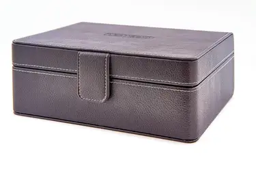 Leanschi jewellery 2 level box/2 pouches/brown