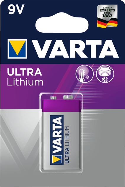 * VARTA Lithium  9V 6122 batteri