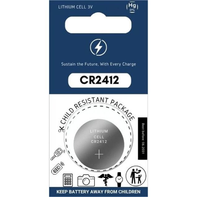 Battery Lithium cell CR2412 1/1