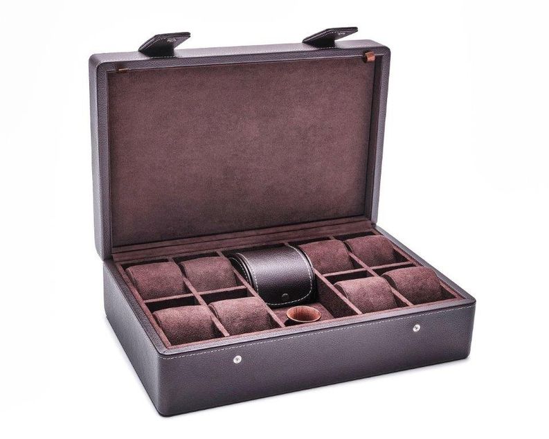 Leanschi 9 slot box with tools and magnifier
