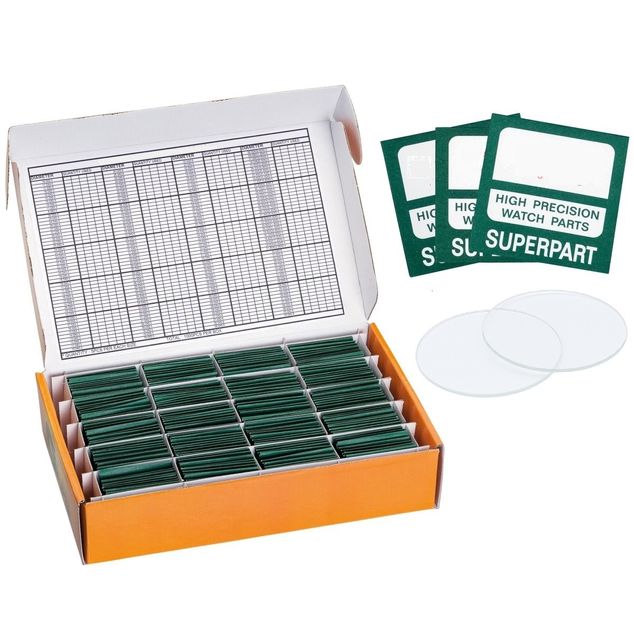 Flat Mineral Glasses Set 1,0mm/5xØ281-320/200pcs.