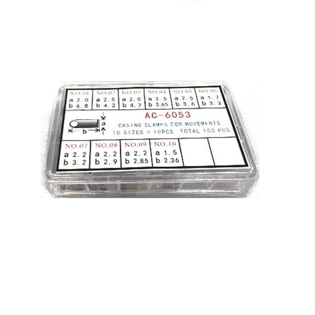 Casing Clamp Set for Movement/100pcs.