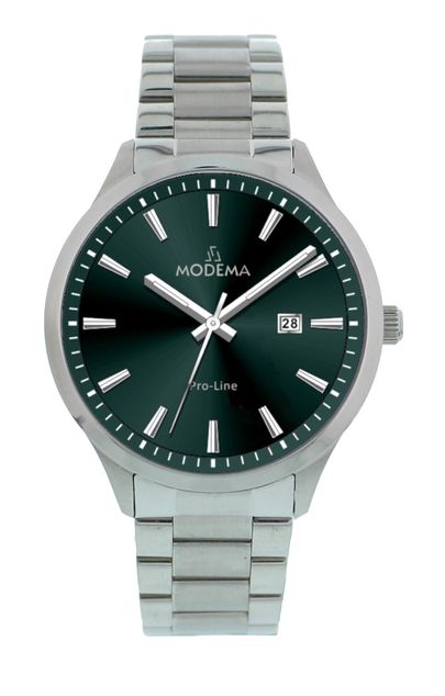 Modema MD6001.08 Ø42 Stål/Grønn skive index/Lenke