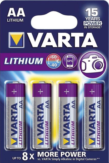* VARTA LR06 Lithium BLI 4 STK