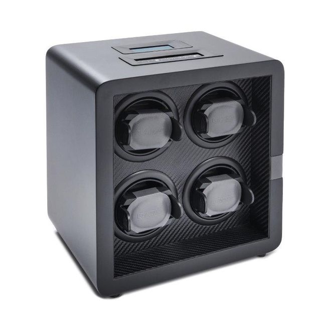 Leanschi watch winder 4 slots/black-black
