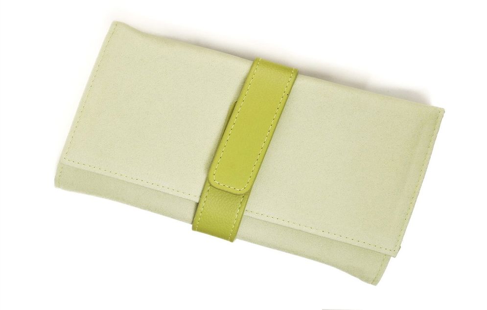 Leanschi jewellery travel pouch/green