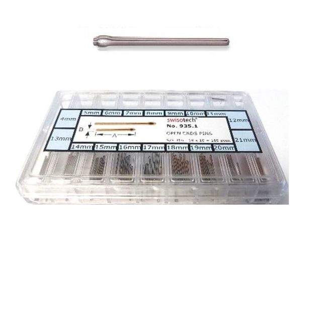 Open End Pin Assortment Ø0,8/180pcs.