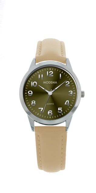 Modema Ø32 Alloy/30m/Mineral/Grønn skive tall/Beige rem