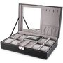 * Watch and Jewelry Case / 8+2 slots / Black