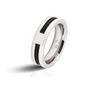 RB Ring Steel/Cable CABESTAN Ø58 Bicolor IP Black 0,6cm