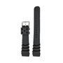 Silicone Diver Strap/Black/22mm