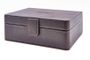 Leanschi jewellery 2 level box/2 pouches/brown