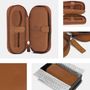 Wallet 2 watches BOUVERET - Brown/Brown inside